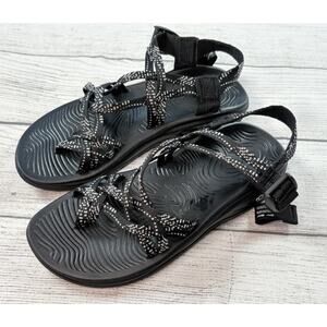 Chaco Z/Volv X2 Dash Black Strappy Sandal Adjustable Outdoors Women's Size 7